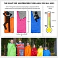 thumbnail image 5 of REVALCAMP Lightweight Pink-Camo Sleeping Bag Indoor & Outdoor use. Great for Kids, Youth & Adults. Ultralight and Compact Bags are Perfect for Hiking, Backpacking, Camping & Travel., 5 of 6