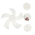 thumbnail image 4 of WRITWAA Ceiling Fan Accessories 2Pcs 16-Inch 5-Leaf Fan Blades White Plastic Replacement, 4 of 8