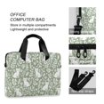 thumbnail image 4 of FORMRS 16" Laptop Bag Carrying Sleeve Case with Handle Travel Shoulder Briefcase, Green Floral Cat Pattern, 4 of 8