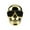 Gold, variant on Skull Head Speaker Portable Wireless Bluetooth Speaker Skull Loudspeaker Travel Speaker for Halloween Speakers Music Player Unique Gift Goth Speaker, L