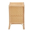 thumbnail image 5 of bali & pari Danna Rattan BOHO Nightstand, 1-Door, Natural Brown, 5 of 10