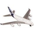 thumbnail image 1 of Avión Daron Airbus A380 de metal fundido a presión blanco único, 1 of 1