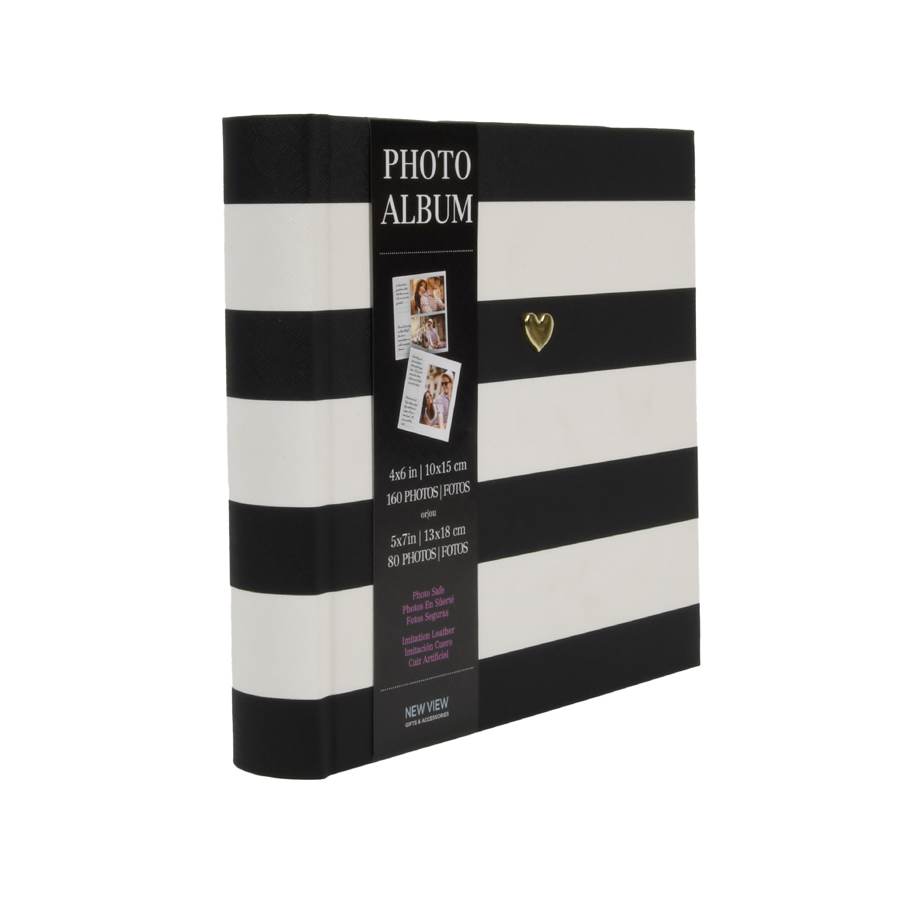 Exacompta Pilou Hard Bound Photo Album, 29x32cm, 60 White Pages With Infill Sheets, Blue