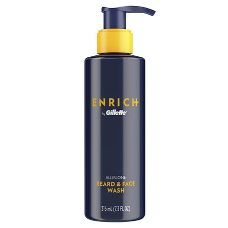 Gillette Enrich Beard and Face Wash for Men, 7.3 fl oz