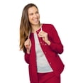 thumbnail image 5 of Adar Universal Scrubs For Women - Round Neck Warm-Up Scrub Jacket - 602 - Red - XL, 5 of 7
