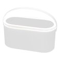 thumbnail image 1 of Unique Bargains Portable Makeup Organizator with LED Lighted Mirror Touch Switch Mirror White, 1 of 7