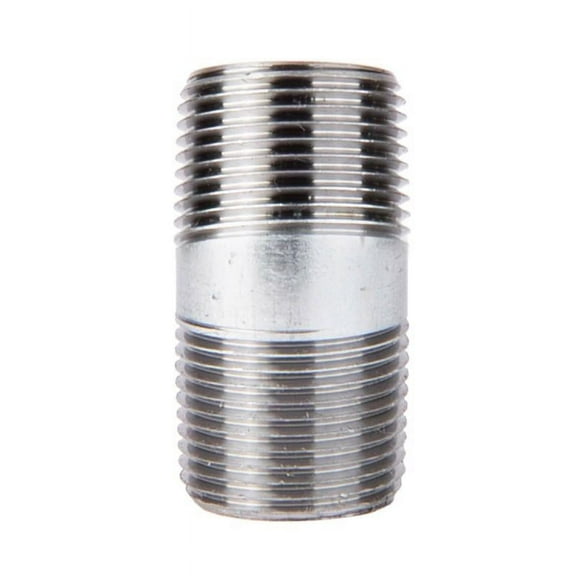 Ldr .75 in. X 2 in. Galvanized Steel Nipples 30134X2