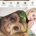 thumbnail image 3 of Orinice  Monkey Blanket Anti Pilling Throw Blankets Cozy Durable Blankets for Office Couch Cinema Gifts Quality Washable  60x80in, 3 of 6