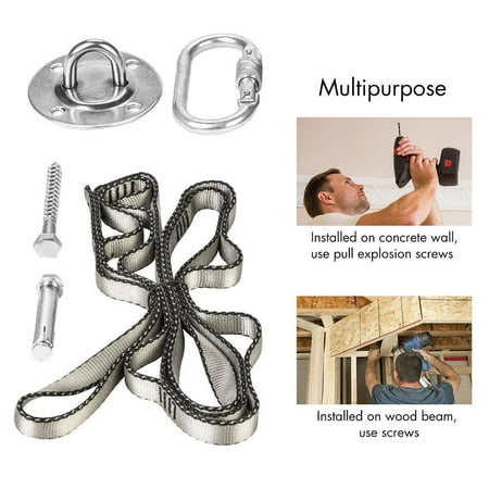 Sonew 1100 Lb Capacity Heavy Duty Hammock Hanging Kit Aerial Yoga Mount Hammock Wall Mount