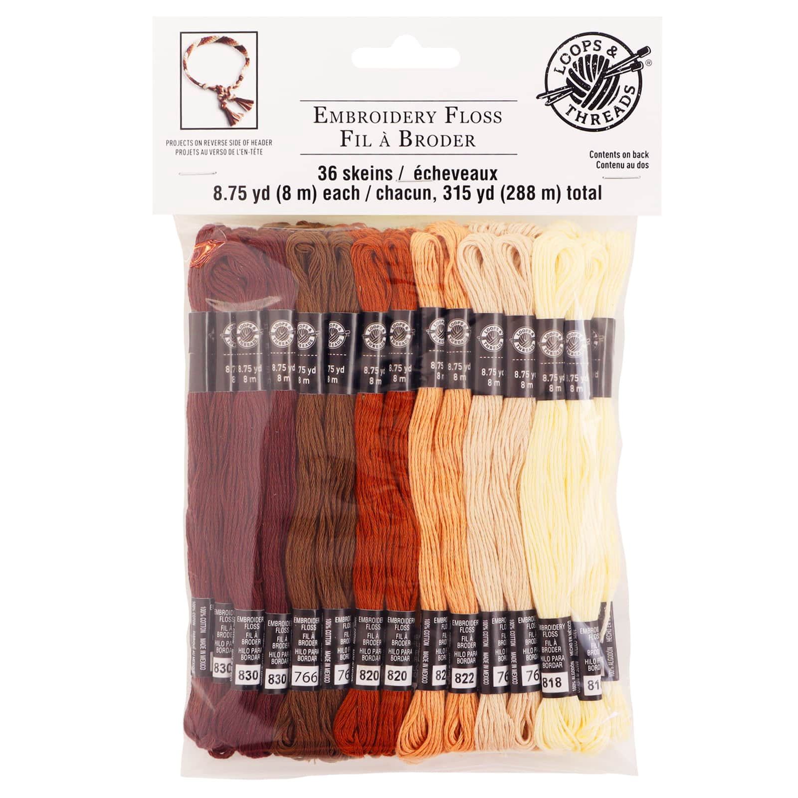 Loops & Threads Shades of Us Embroidery Floss, 12 Packs: 36 ct. (432 total)