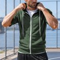 thumbnail image 3 of Sudadera con capucha Ohoo DCF007 Slim Fit de manga corta, 3 of 7