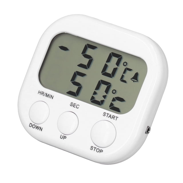 Termómetro Para Carne, Termómetro De Sonda Para Alimentos, Alarma Programable, Temperatura Preestablecida Para Cocina Para Horno ANGGREK No