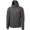thumbnail image 2 of Men's Cutter & Buck  Gray Boston Red Sox Mission Ridge Repreve Eco Insulated Puffer Full-Zip Jacket, 2 of 3