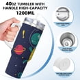 thumbnail image 3 of KLL Dinosau Space Explorer Print 40oz Stainless Steel Insulated Car Cup Coffee Mug with Spillproof Lid - Keep Your Drink Hot or Cold on the Go, 3 of 8