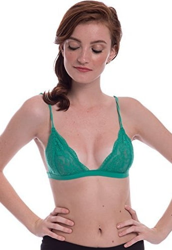 triangle bralette lace