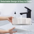 thumbnail image 3 of GFWARE Toothbrush Holder for Bathroom Countertop Organizer - Kids Electric Toothbrush and Toothpaste Holder Detachable 7 Slots Tooth Brush Organization Bathroom Accessories Storage Vanity, Silver, 3 of 7