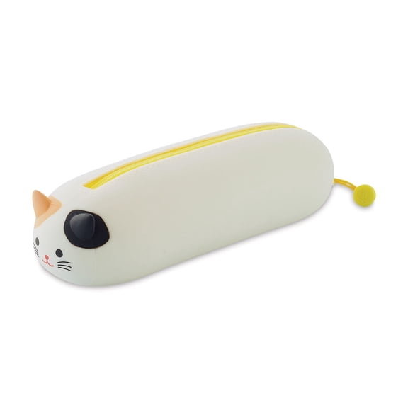 PuniLabo Lying Down Zipper Pouch - Calico Cat