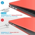 thumbnail image 3 of IBENZER Compatible with 2022 2021 2020 MacBook Air 13 Inch Case M1 A2337 A2179 A1932, Hard Shell Case & Keyboard Cover & Screen Film for Mac Air 13 with Touch ID (2018-2022), LCOR, W-AT13-LCOR+2, 3 of 10