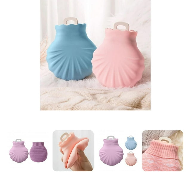 Creative Warm Water Bag Shell Shape Relieve Stress Eco-friendly Cute Mini Hand Warmer Bag for Cold Weather