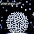 thumbnail image 2 of Guirnalda de luces solares LALAPAO, paquete de 2 unidades, 44 m, 400 LED, impermeables, 2 of 7
