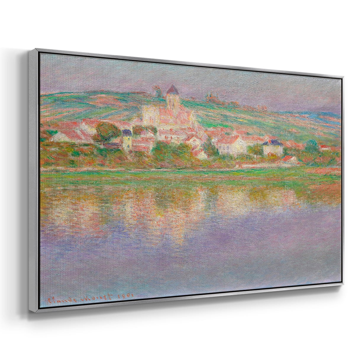 Vintage Landscape-CLII By Wexford Home Framed in Silver Wood Gallery Wrapped Canvas 17 in. x 25 in.