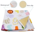 thumbnail image 5 of Highchair Floor Mat, Baby Splat Mat for Under High Chair/Arts/Crafts, Waterproof Spill Mat Non-Slip Splash Mat, Washable Mess Mat and Table Cloth (Alphabet), 5 of 5