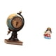 thumbnail image 5 of Figura decorativa, reloj de mesa coleccionable, adorno artesanal para estante, oficina, chimenea, dormitorio, armario., 5 of 8