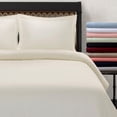 thumbnail image 3 of Superior 4-Count 300 Thread Count Ivory Cotton Sheet Set, California King, 3 of 3