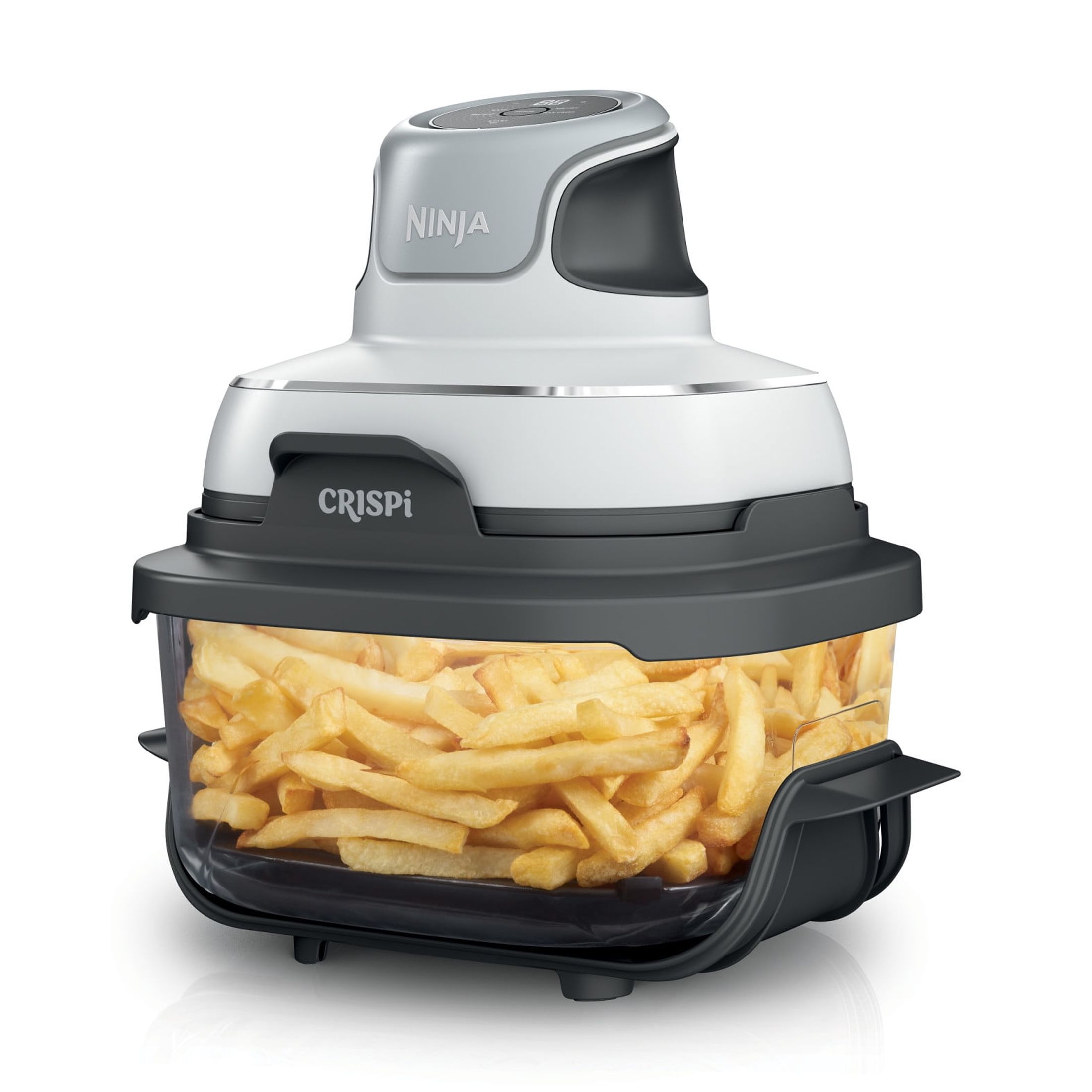 Ninja Crispi Glass Air Fryer 4-Qt, 3-in-1, Air Fry Recrisp, Portable, Dishwasher Safe, FN090 White