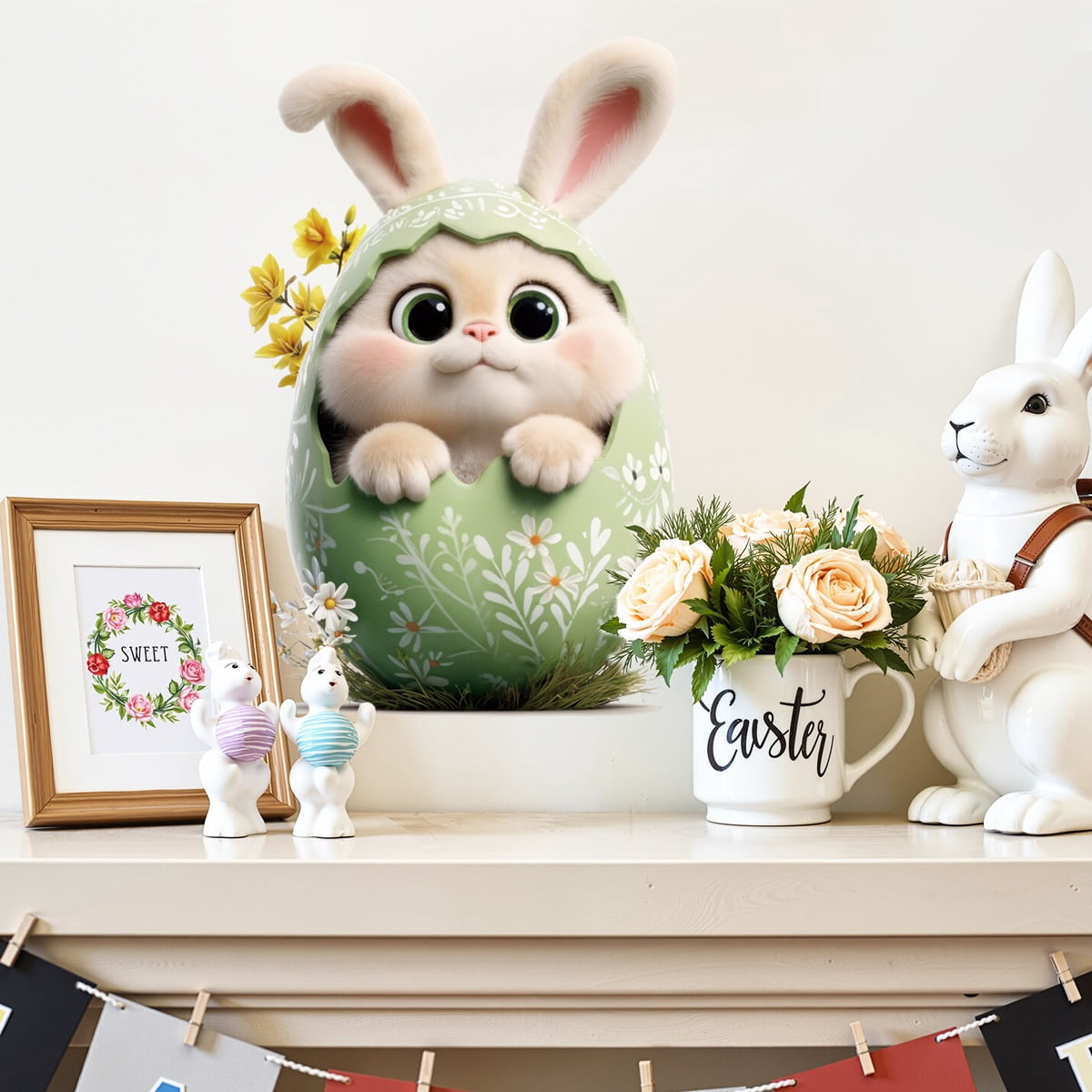 Cute Rabbit Decorative Stickers for Scrapbooking, Journaling, and Home Decor - 50 Unique Designs