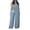 Light Blue, variant on Staron Women Casual Jumpsuits Solid Sleeveless Wide Leg Rompers Loose One-Piece Party Vacation Formal Attractive Jumpsuit, Dark Gray XXL