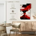 thumbnail image 5 of Elephant Stock Red Abstract Wall Art - Vertical Canvas Wall Art - Living Room Wall Decor - Abstract Canvas - Red And Brown Decor - 20" x 30", 5 of 8