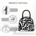 thumbnail image 4 of Balery Leopard And Zebra 2 Pattern Lunch Bag Women, Lunch Box, Lunch Bag, Small Leakproof Lunch Tote Large Capacity Reusable Insulated Cooler Lunch Container-One Size, 4 of 6