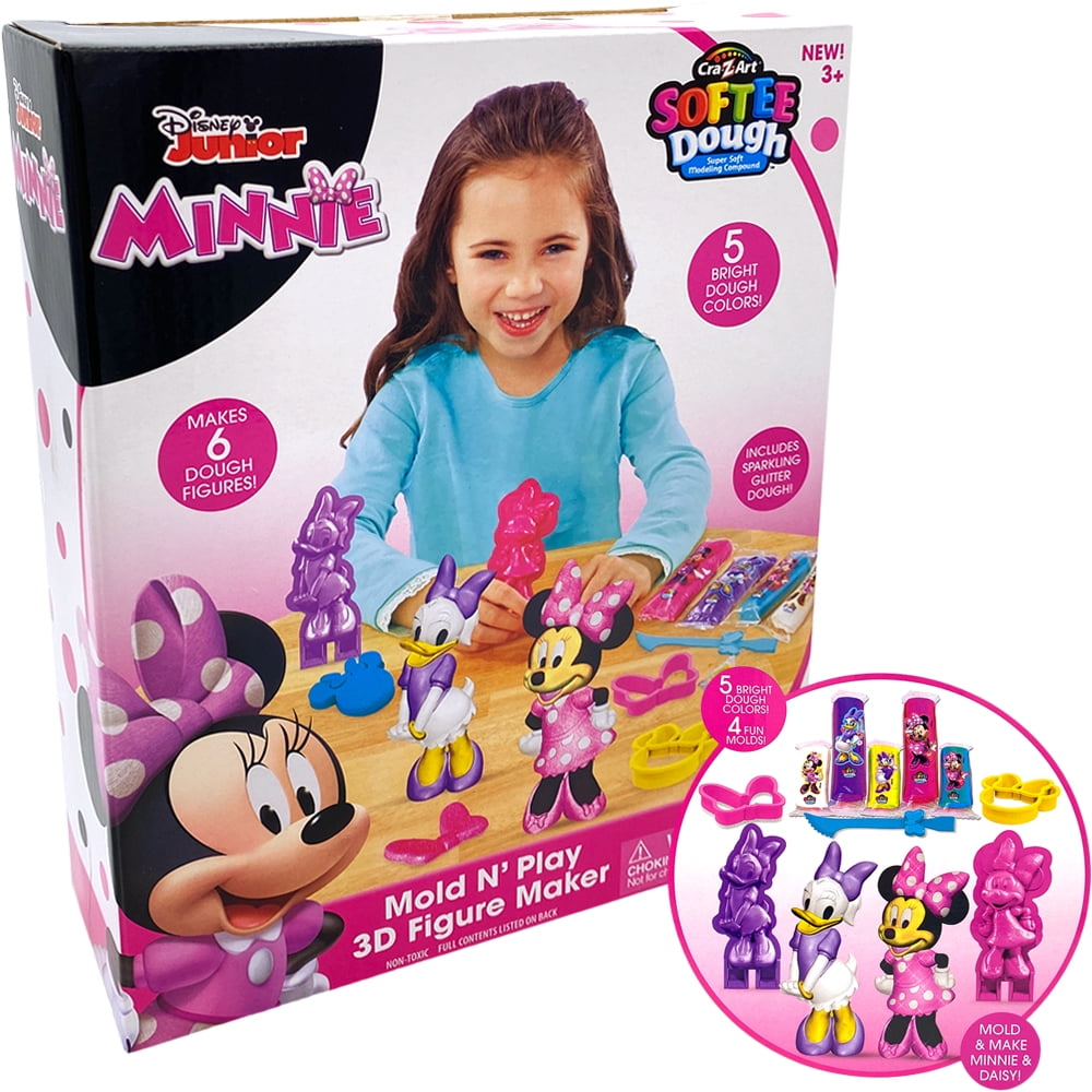 Disney Minnie Boutique Softee Dough 3D Figure Maker Playset for Kids - Walmart.com - Walmart.com