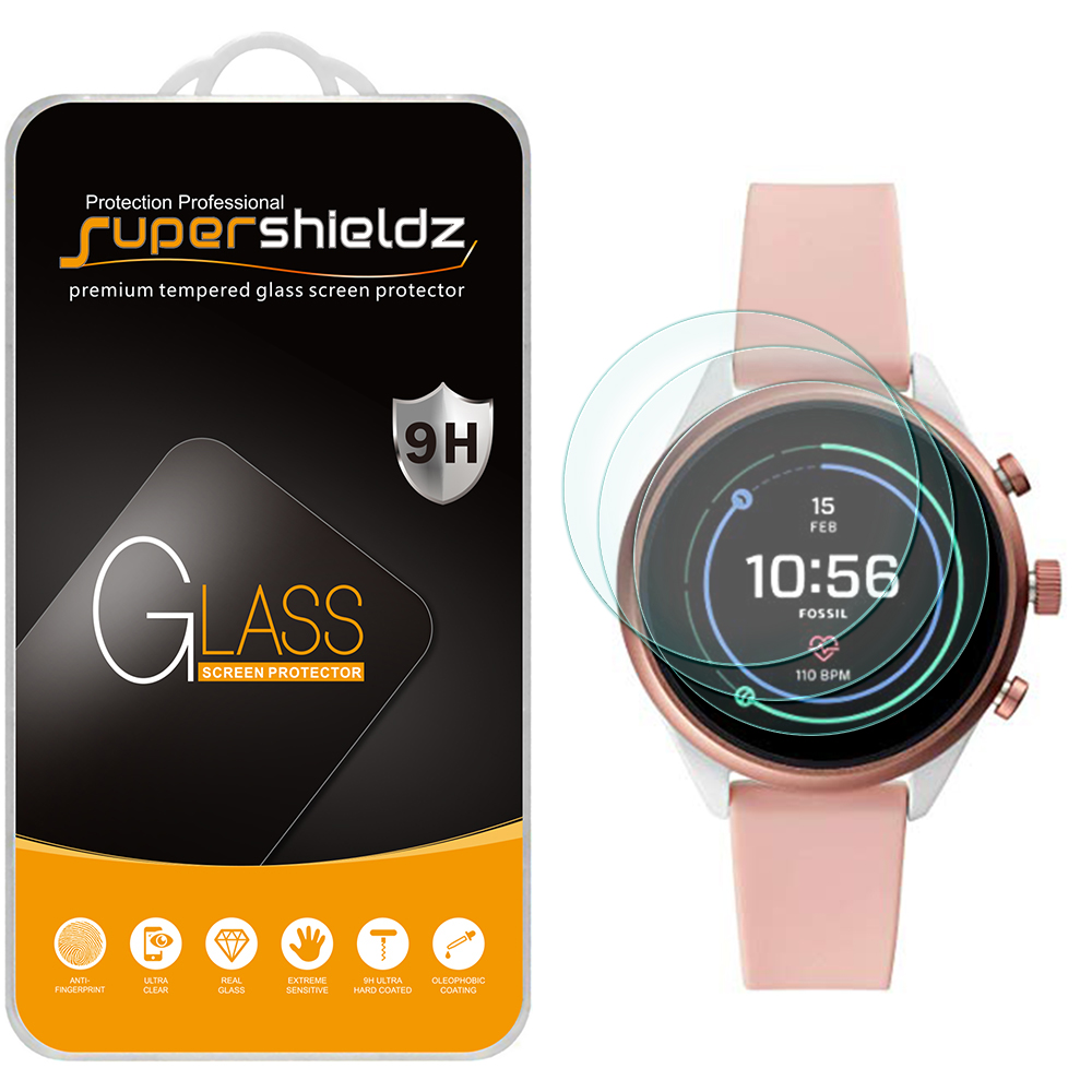 [3Pack] Supershieldz for Fossil Sport Smartwatch 41mm (Gen 4) Tempered