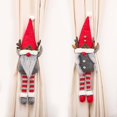 thumbnail image 1 of Christmas Curtain Buckle Tieback Set Of 2, Christmas Cartoon Doll Swedish Santa, 1 of 5