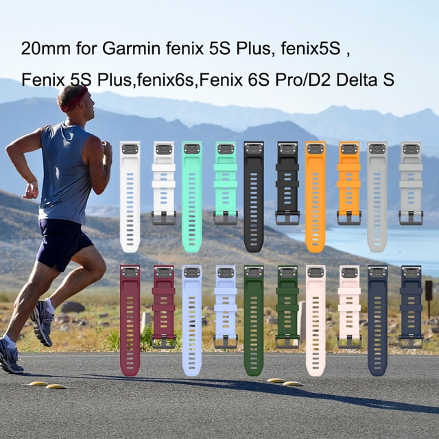 Correa de repuesto deportiva para reloj Garmin fenix 5S Plus fenix5S Fenix 5S Plus fenix6s Fenix 6S Pro D2 Delta S