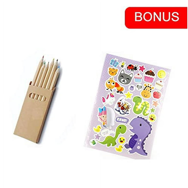  Vileafy 20 Pocket Watercolor Painting Bookmarks Kits for Kids  Aged 4-8 Years Old, Portable Coloring Set for Kids Art Party Favors, Goodie  Bag Stuffers, and Group Painting Activities (Insects) : Toys