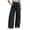 Dark Gray(New&Hot), variant on ZHYou No Boundarie Womens Baggy Pants Casual Stretch Waist Drawstring Quick Dry Wide Leg Lounge Trousers,Black,Size S