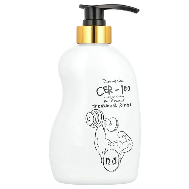 Enjuague para tratamiento capilar Elizavecca CER-100 con recubrimiento de colágeno, 500 ml