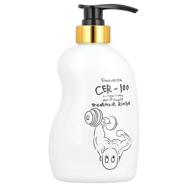 Enjuague para tratamiento capilar Elizavecca CER-100 con recubrimiento de colágeno, 500 ml
