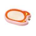 thumbnail image 4 of Oval Cat Scratch Pad Sisal Cat Scratch Pad Bowl Furniture Protector Training Toy Pink, 4 of 9