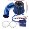 thumbnail image 4 of 64-76mm/3'' Universal Car Cold Air Intake Filter Induction Pipe Power Flow Hose System, 4 of 4