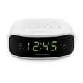 thumbnail image 3 of Magnasonic Digital AM/FM Clock Radio with Battery Backup, Dual Alarm, Sleep & Snooze Functions, Display Dimming Option (EAAC201), 3 of 9