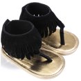 thumbnail image 1 of EYIIYE Girls Summer Tassel Sandals Soft Sole Shoes, Princess Flat Shoes, 1 of 4