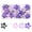 Black+White+Purple, variant on 100Pcs Purple-Colored Series Star Snap Hair Clips, Non-Slip Hair Barrettes for Women & Girls, Multi-Color Small Clips for Party, Holiday, Daily Hairstyles