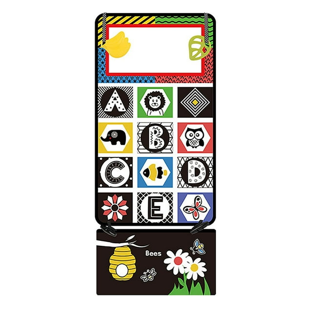 Children's Training Car Hanging Toy: Funhouse Fabric Book Early Education Hanging Ornament (Foldable)