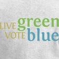 thumbnail image 3 of CafePress - Live Green Vote Blue Women's Long Sleeve T Shirt - Women's Long Sleeve Graphic Casual T-Shirt, 3 of 4