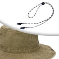 thumbnail image 3 of Abbraccia Adjustable Hat Strap Clip Windproof Strap Clip Hat Chin Cord Hat Keeper Hat Retainer for Beach Hiking Boating Sun Hat Sailing Black Gray, 3 of 10