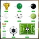 thumbnail image 2 of Yanonmyfd Globos de Fútbol con Letrero Feliz Cumpleaños en Español, 55 Decoración de Soccer para Fiesta Temática de Fútbol, Globos Metálicos para Fans (A),Fútbol A, 2 of 20